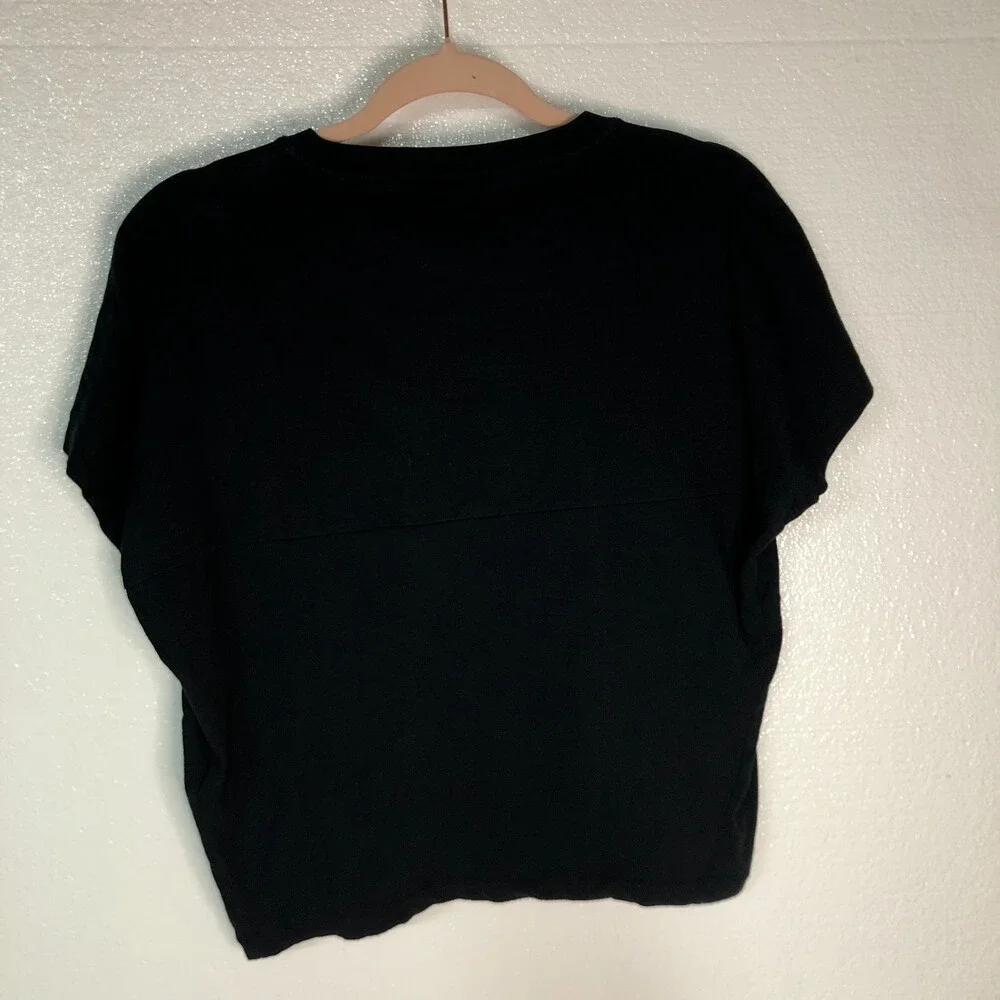 Kate Spade Saturday Black T Shirt Womens Size XS
